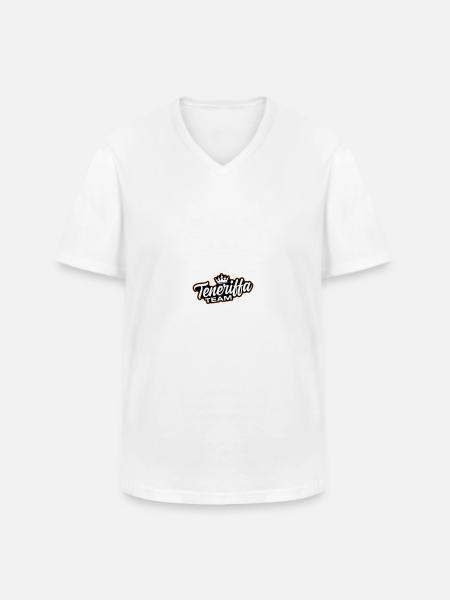Tenerife Team - Men's V-Neck T-Shirt - white