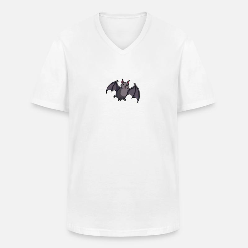 Bad Fly - Männer-T-Shirt mit V-Ausschnitt - Weiß
