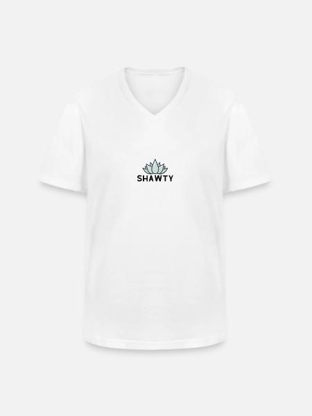 Shawty Designe idea gift - Men's V-Neck T-Shirt - white