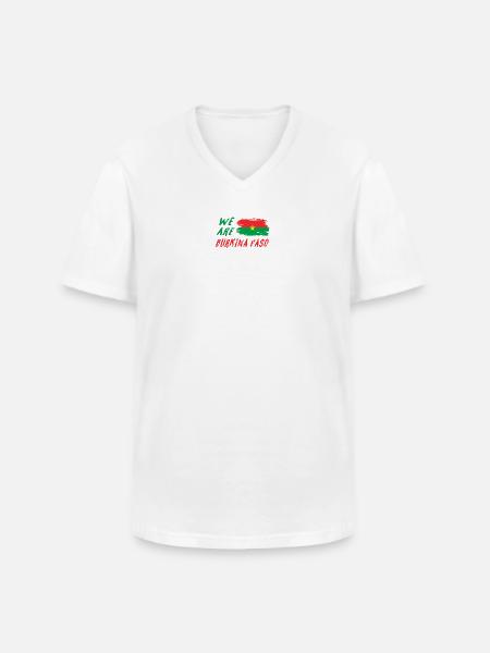 We are Burkina Faso - Men's V-Neck T-Shirt - white