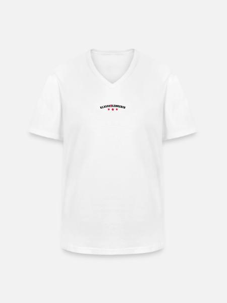 Klassenlehrerin | Klasse Lehrerin - Men's V-Neck T-Shirt - white