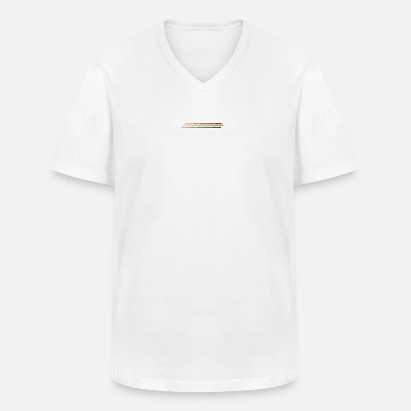 Warten auf Design-Upload - Männer-T-Shirt mit V-Ausschnitt - Weiß