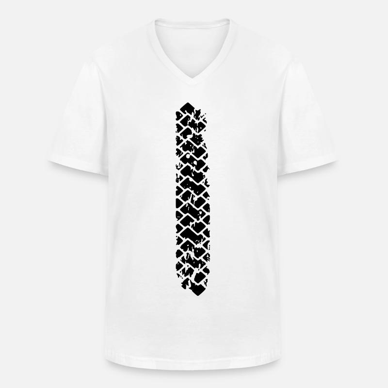 Brennen auf wilde 2 sein - Männer-T-Shirt mit V-Ausschnitt - Weiß