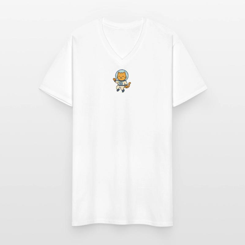 Astrocat Men's V-Neck T-Shirt