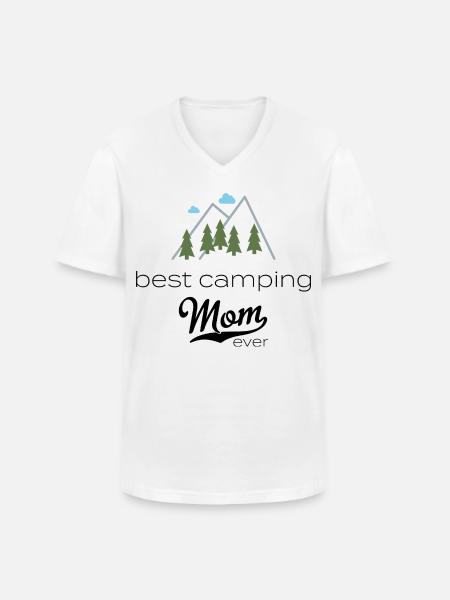 camper - Men's V-Neck T-Shirt - white