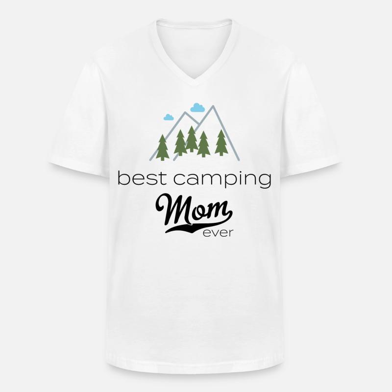 camper - Men's V-Neck T-Shirt - white
