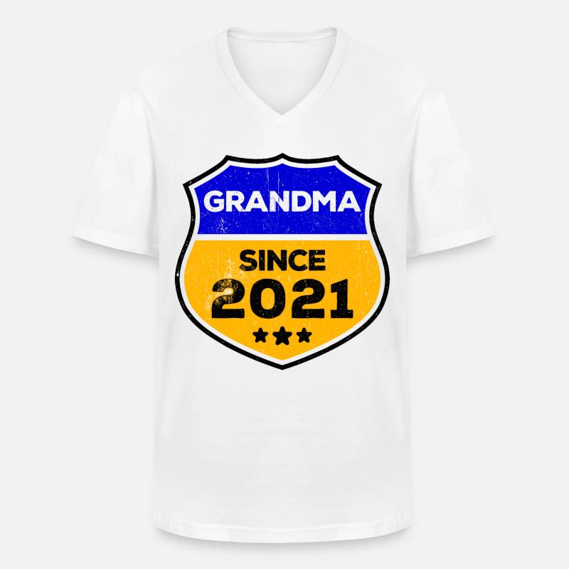 Seniorin Großmutter Rentnerin Oma Statement - Männer-T-Shirt mit V-Ausschnitt - Weiß