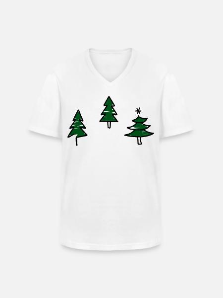 Design for Christmas - Men's V-Neck T-Shirt - white