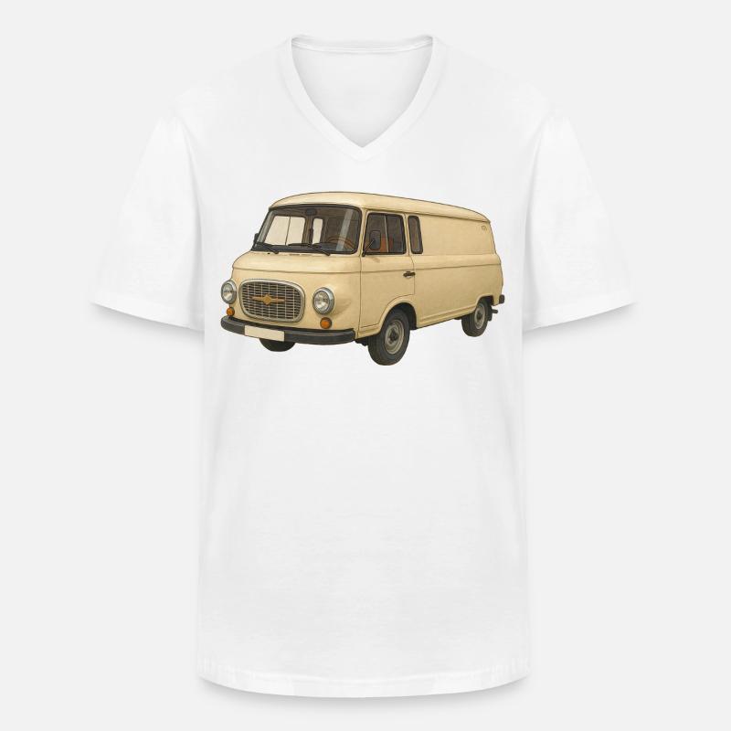 B1000 als Comic - Männer-T-Shirt mit V-Ausschnitt - Weiß