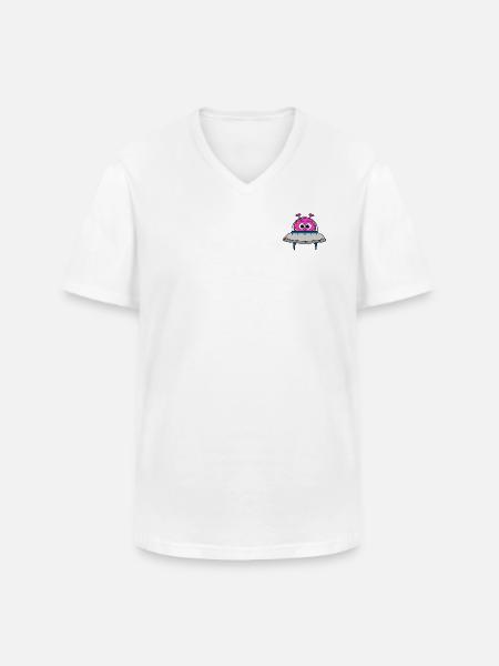 Étranger - T-shirt col V Homme - blanc