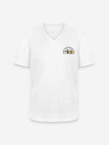 Staplerfahrer mit Bier beste Staplerfahrer - Männer-T-Shirt mit V-Ausschnitt - Weiß