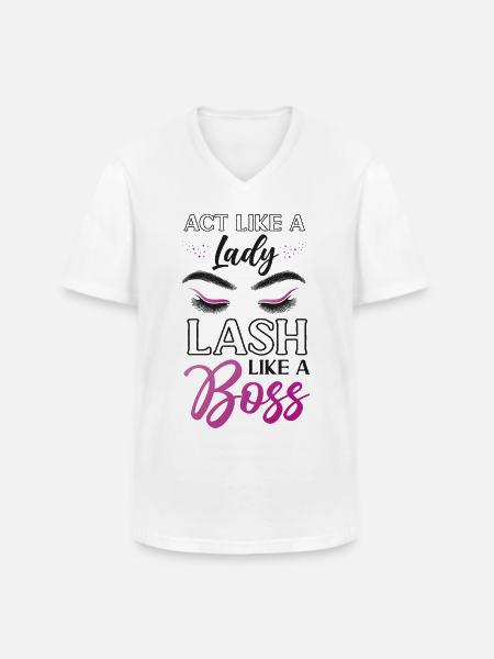 Esthetician Skincare Beautician - Men's V-Neck T-Shirt - white