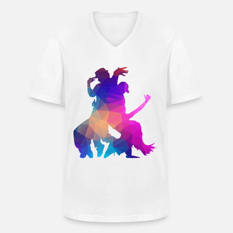 Breakdance Dance Dancing Breakdancer Dancer - Men's V-Neck T-Shirt - white