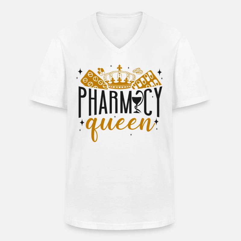 Pharmacy Tech Technician - Men's V-Neck T-Shirt - white