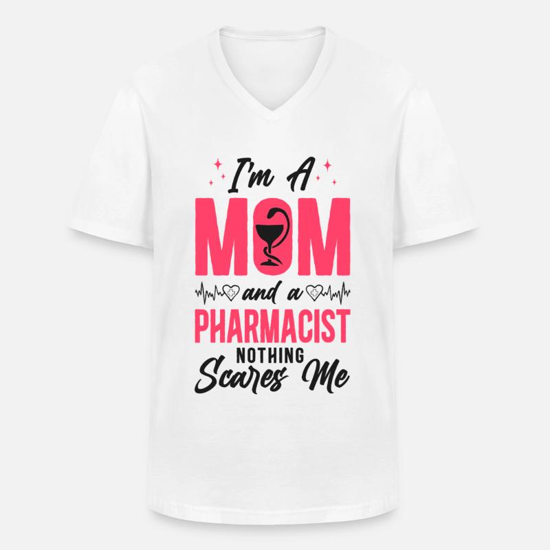 Pharmacy Tech Technician - Men's V-Neck T-Shirt - white