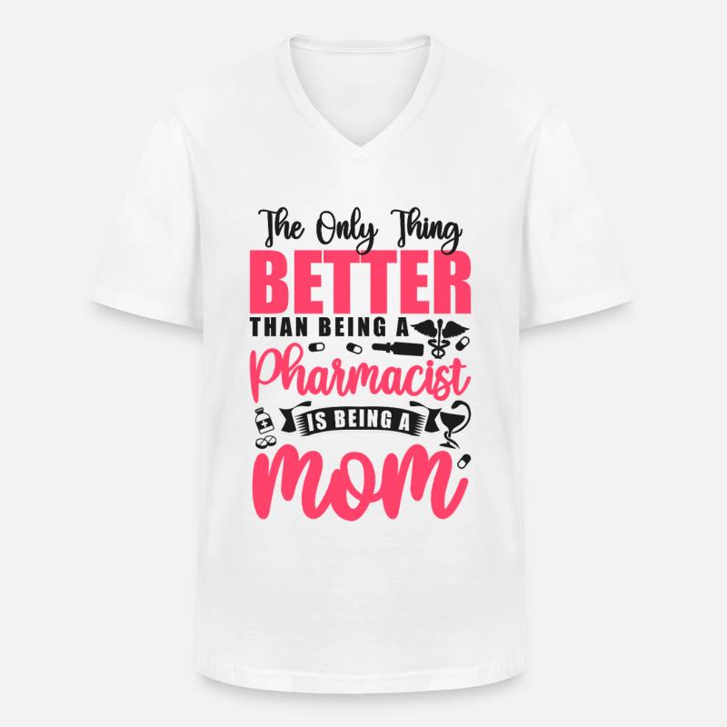 Pharmacy Tech Technician - Men's V-Neck T-Shirt - white