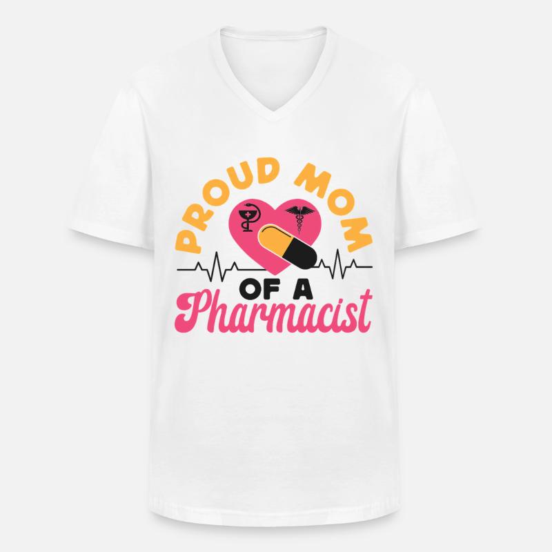 Pharmacy Tech Technician - Men's V-Neck T-Shirt - white