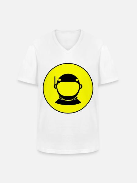 Astronaut icon icon - Men's V-Neck T-Shirt - white