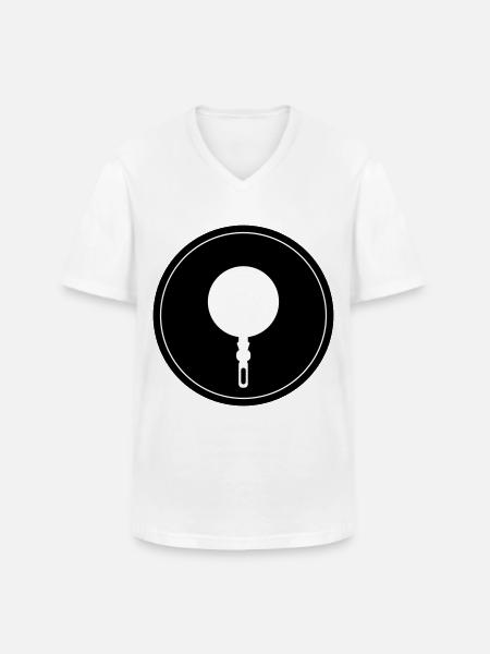 Pan Kitchen Chef - Men's V-Neck T-Shirt - white