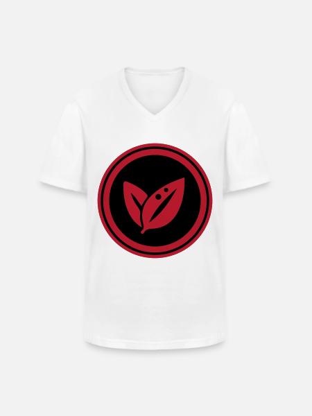 Leaf Ecology - Men's V-Neck T-Shirt - white