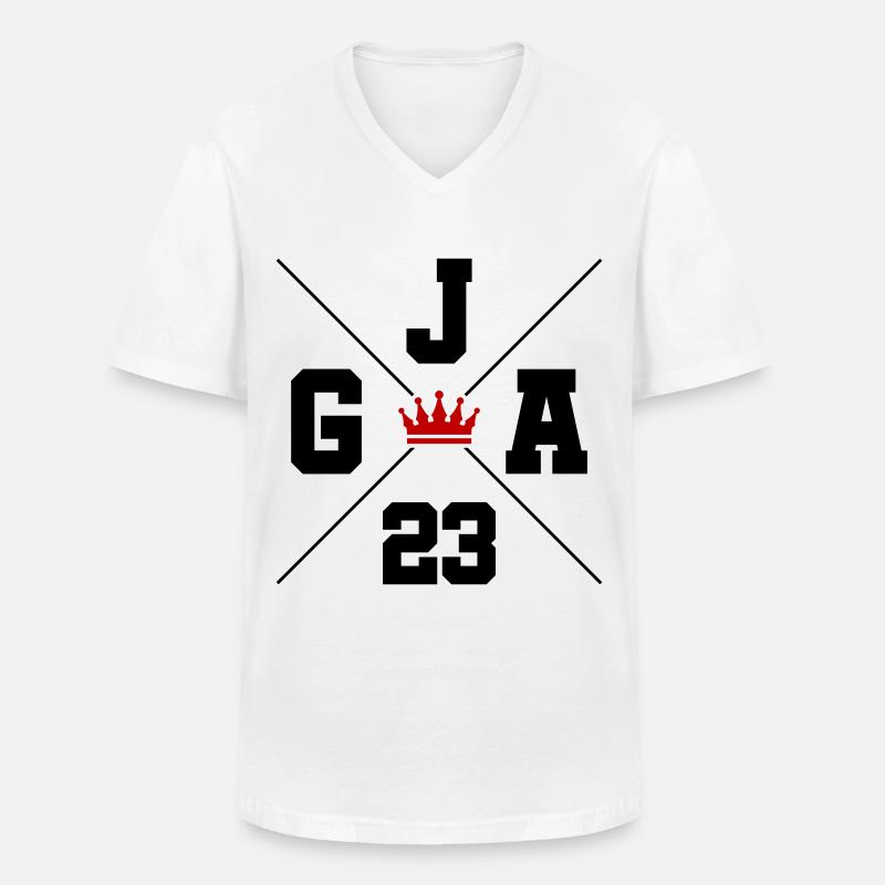 Jga 2023 Junggesellenabschied - Männer-T-Shirt mit V-Ausschnitt - Weiß