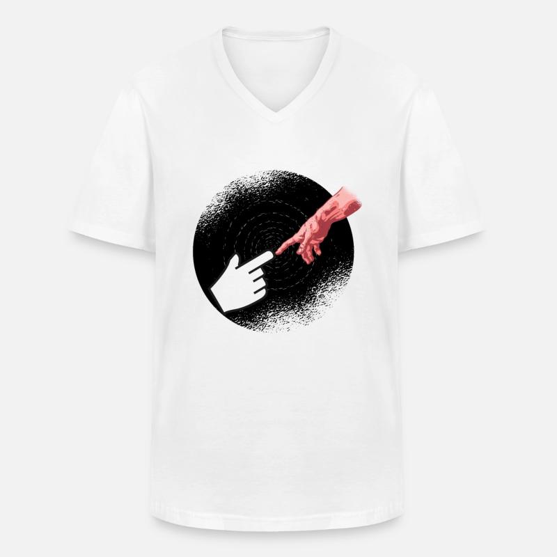 Programmierer Informatiker Informatik - Männer-T-Shirt mit V-Ausschnitt - Weiß