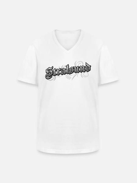 Stralsund East Germany Vintage Look - Men's V-Neck T-Shirt - white
