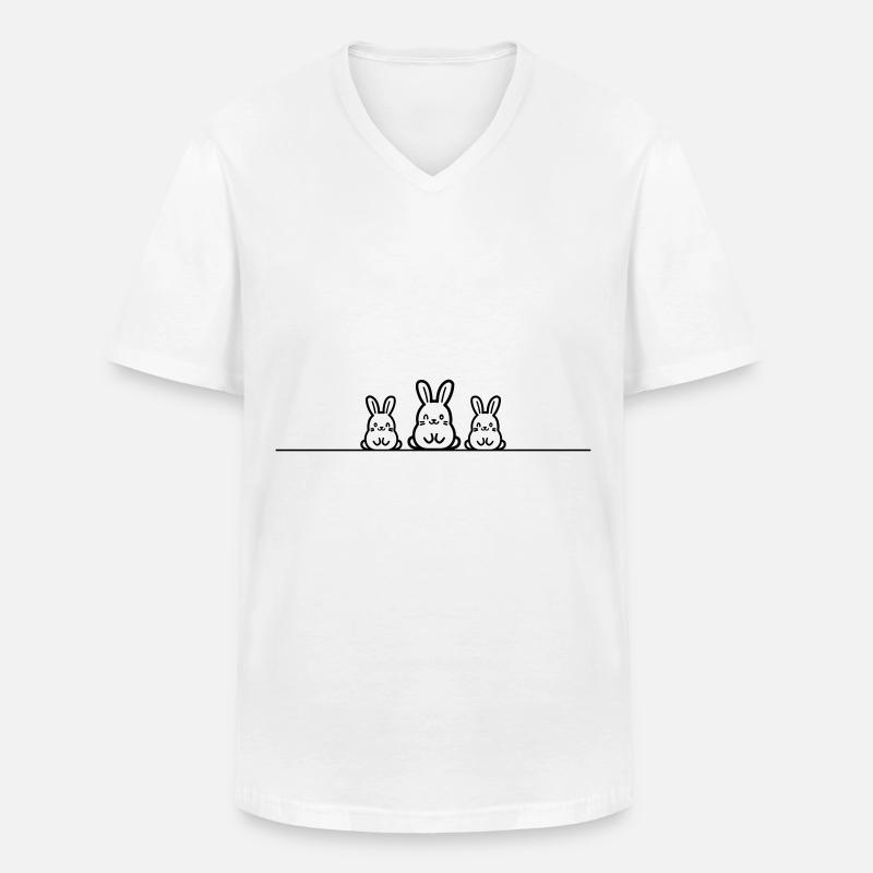 Easter Bunny Easter - Men's V-Neck T-Shirt - white