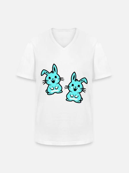 Easter Bunny Easter - Men's V-Neck T-Shirt - white