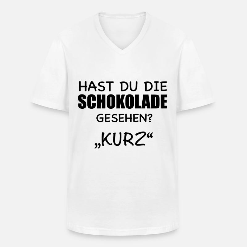 Lustige Sprüche Spruch - Männer-T-Shirt mit V-Ausschnitt - Weiß