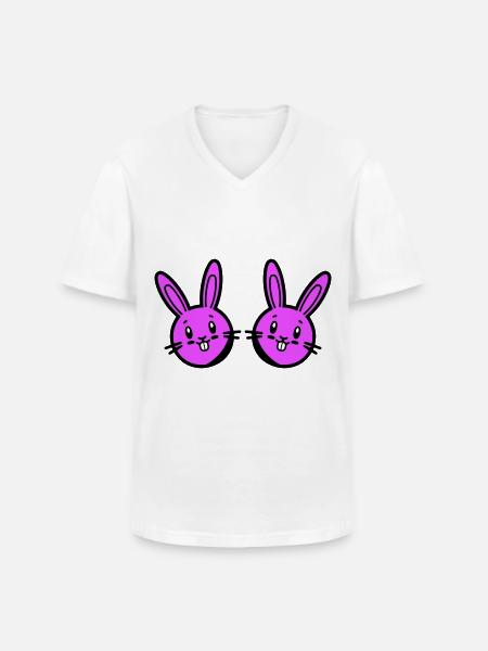 Easter Bunny Easter - Men's V-Neck T-Shirt - white