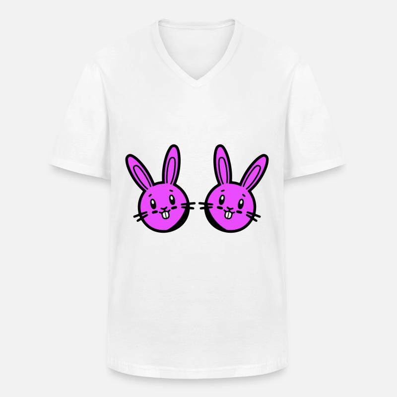 Easter Bunny Easter - Men's V-Neck T-Shirt - white