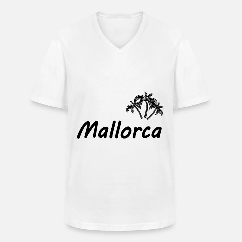 Urlaub im Mittelmeer - Männer-T-Shirt mit V-Ausschnitt - Weiß