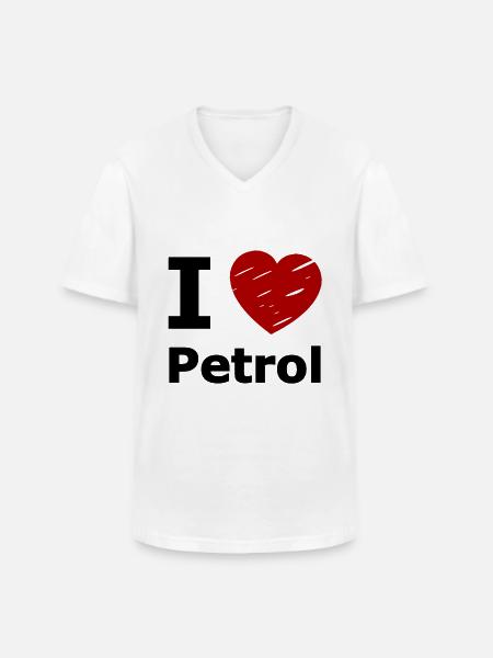 Amour de l’essence - T-shirt col V Homme - blanc