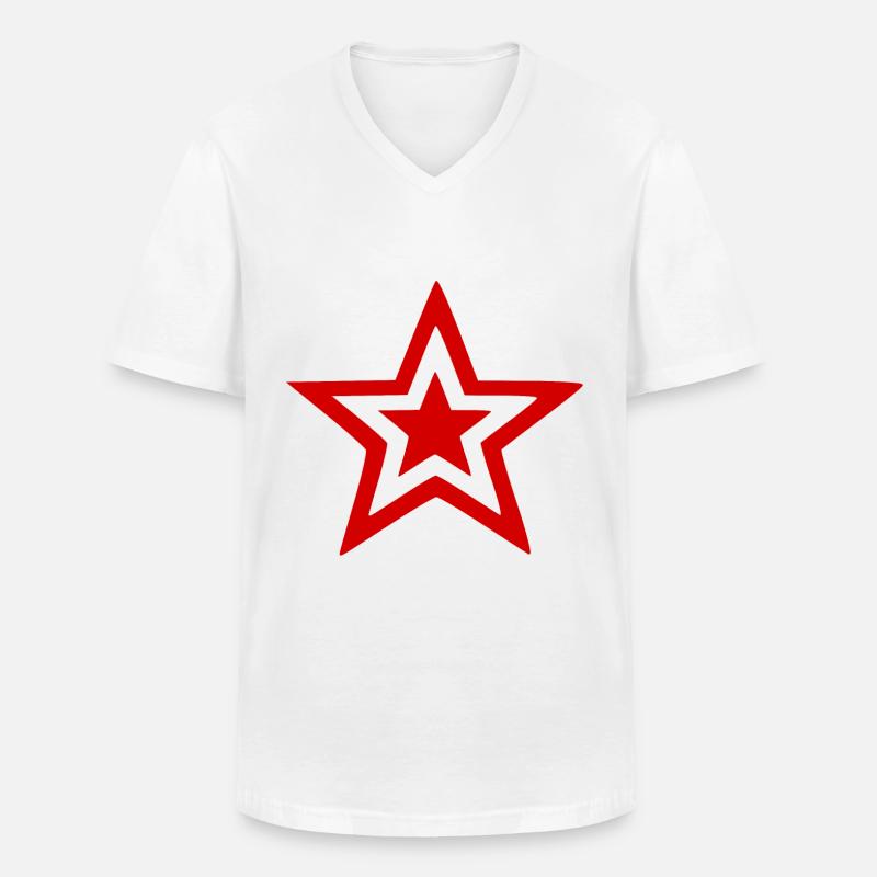 Die Österreicher - Männer-T-Shirt mit V-Ausschnitt - Weiß