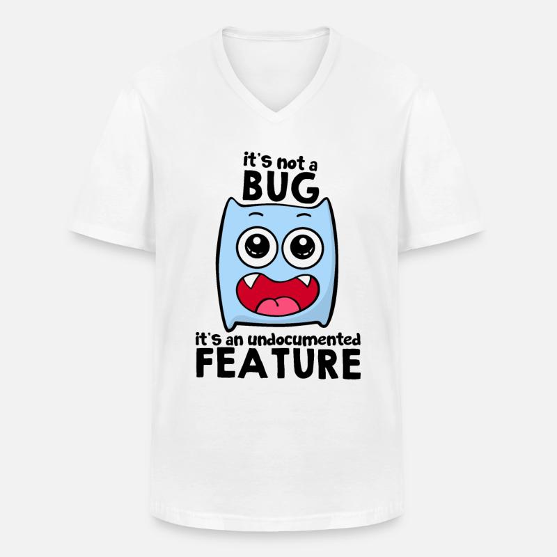 Programmierer - Männer-T-Shirt mit V-Ausschnitt - Weiß