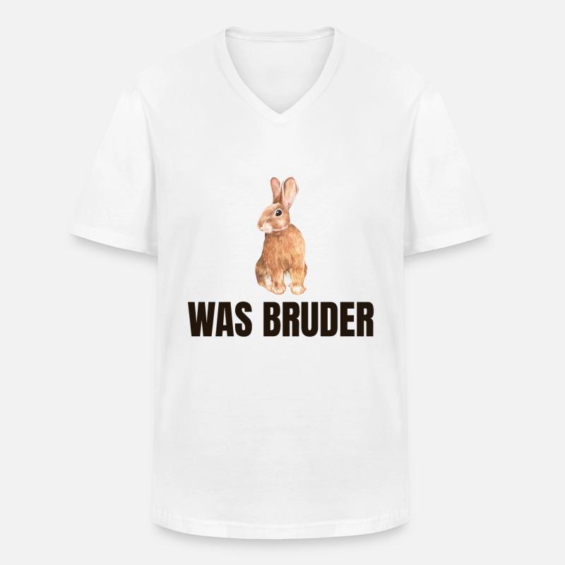lustiges Meme - Männer-T-Shirt mit V-Ausschnitt - Weiß