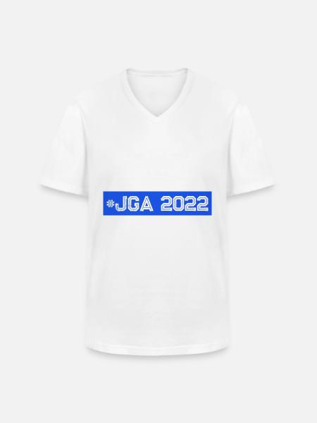 Jga 2022 - Männer-T-Shirt mit V-Ausschnitt - Weiß