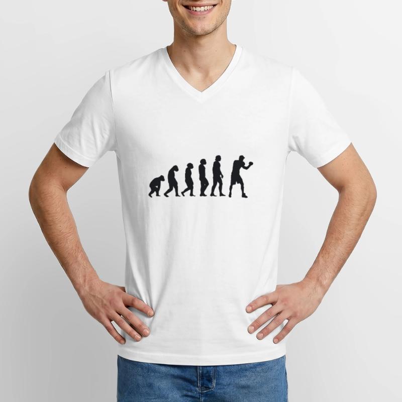 Evolution Boxe - Bo T-shirt col V Homme
