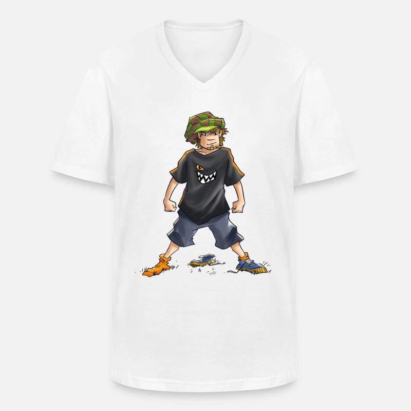 Die Wilden Kerle Juli Pose - Männer-T-Shirt mit V-Ausschnitt - Weiß