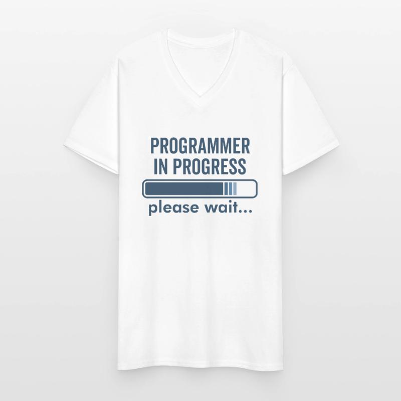 Programmers in the making Men's V-Neck T-Shirt
