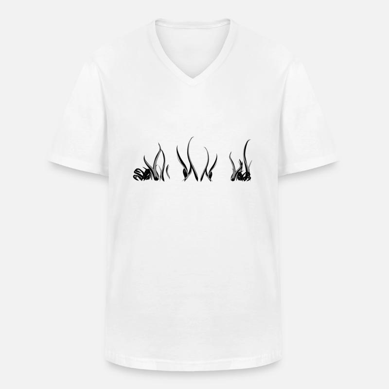 algae grass underwater algae plants - Men's V-Neck T-Shirt - white