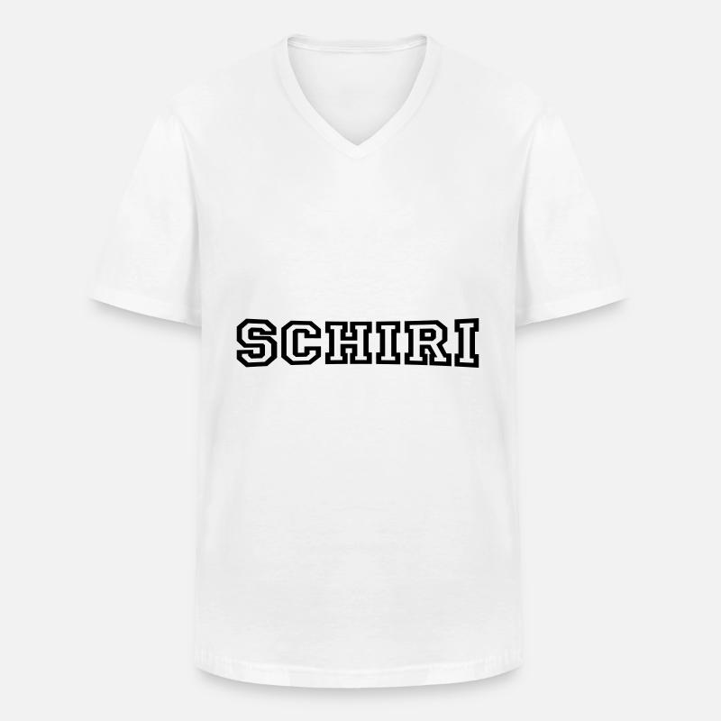 Schiri - Männer-T-Shirt mit V-Ausschnitt - Weiß