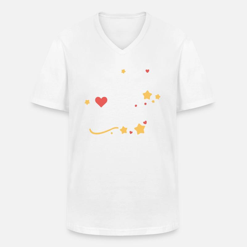 Freundschafts-erntedankfest, Dankbare Freunde - Männer-T-Shirt mit V-Ausschnitt - Weiß