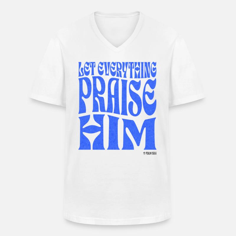 Christianity Christian Bible Verse - Men's V-Neck T-Shirt - white