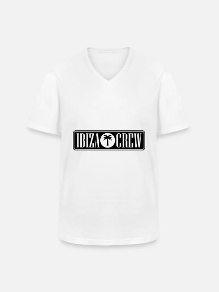 Ibiza Crew - Men's V-Neck T-Shirt - white