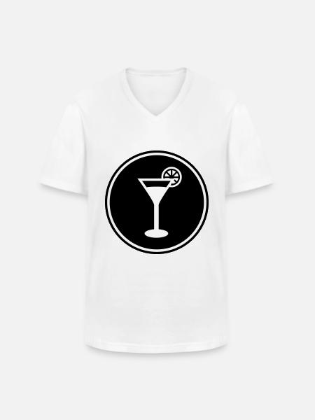 Tequilla alcohol - Men's V-Neck T-Shirt - white