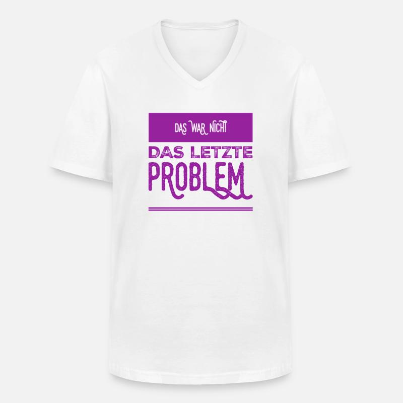 Problemlöser - Männer-T-Shirt mit V-Ausschnitt - Weiß