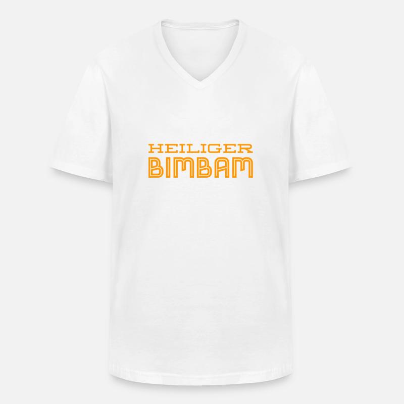 so eine Überraschung - Männer-T-Shirt mit V-Ausschnitt - Weiß