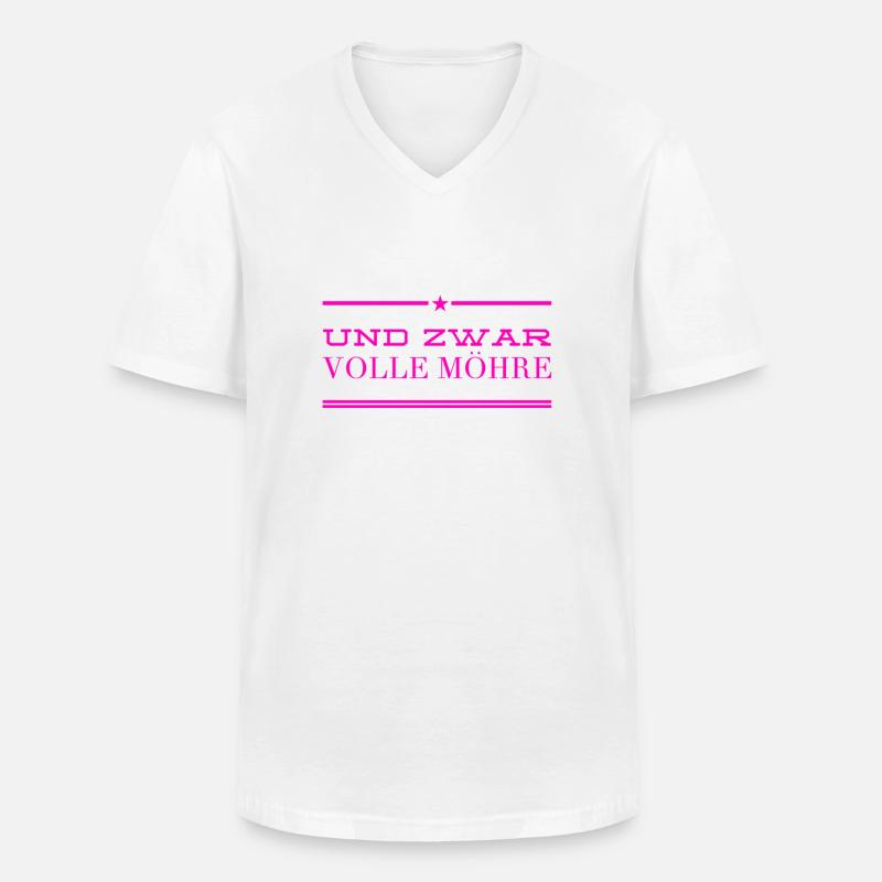 ich bin dabei - Männer-T-Shirt mit V-Ausschnitt - Weiß